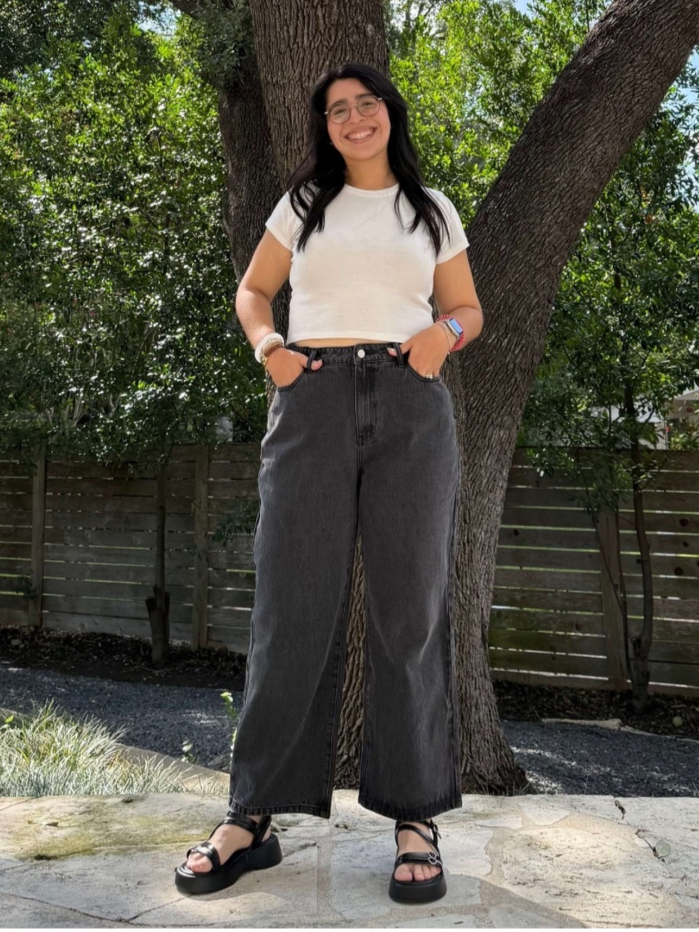 Shiny by Nature Black Jeans